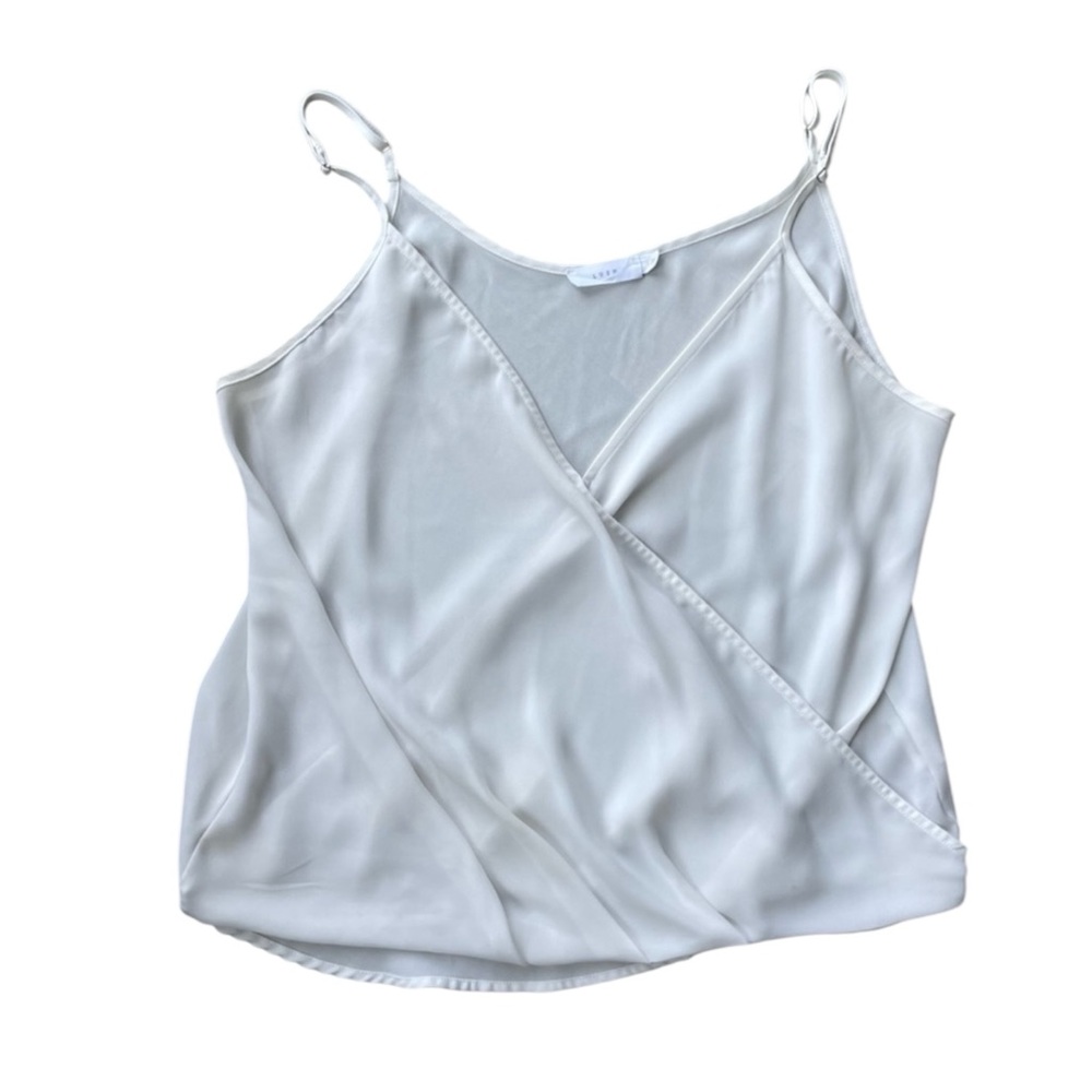 Lush Cream Adjustable Strap Cami Top Size L
